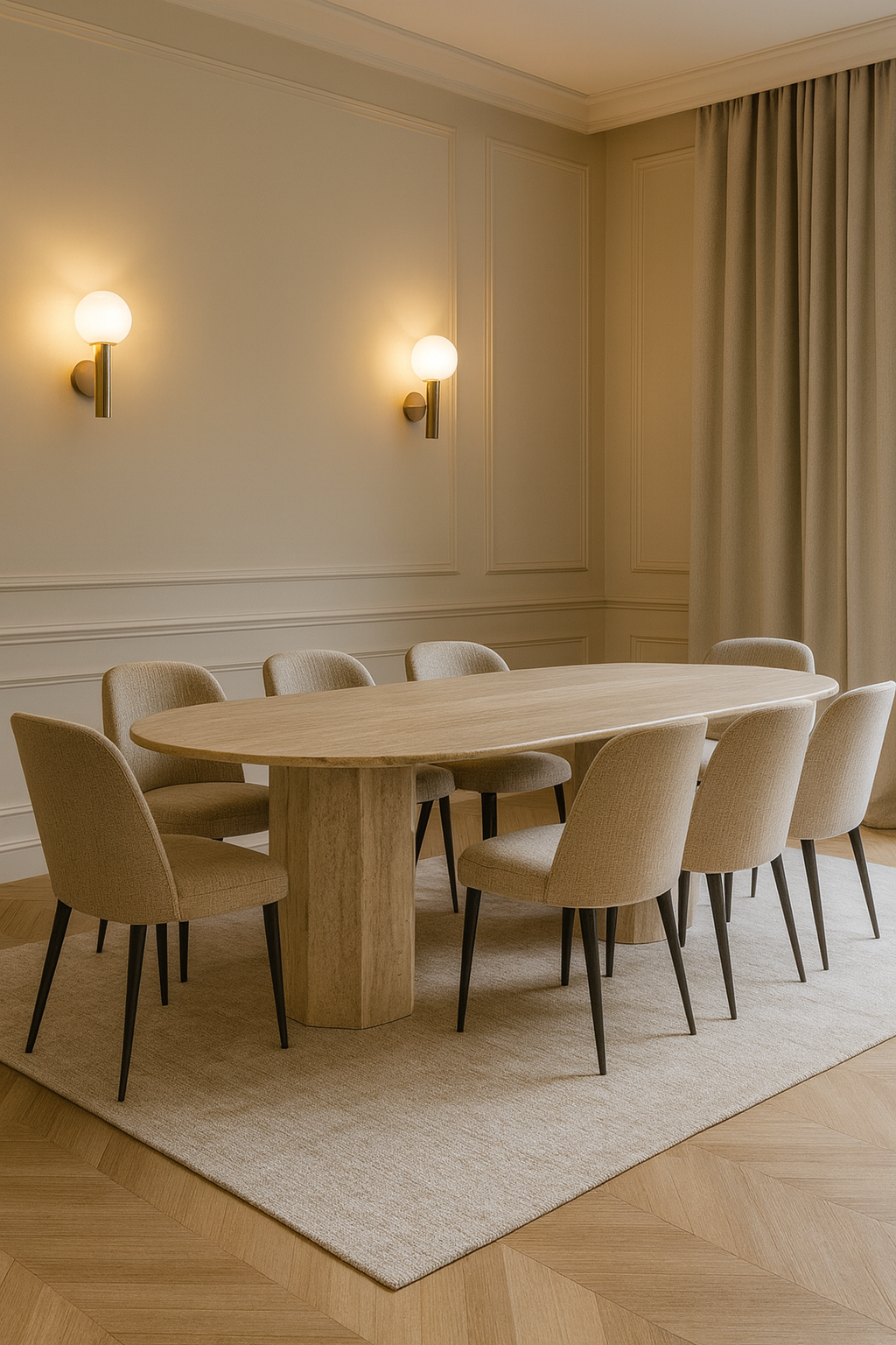 Athens Marble Dining Table