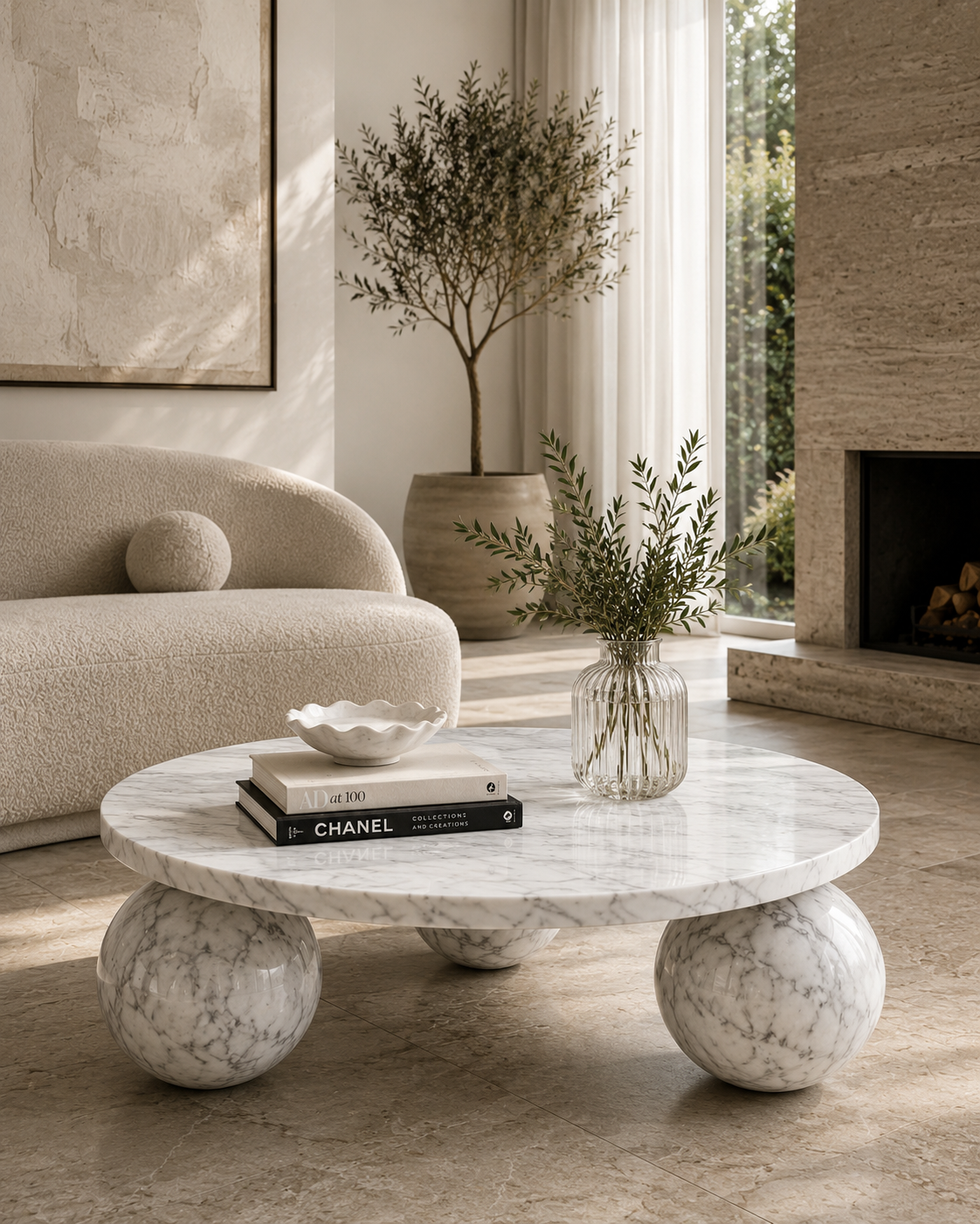 Capri Marble Coffee Table